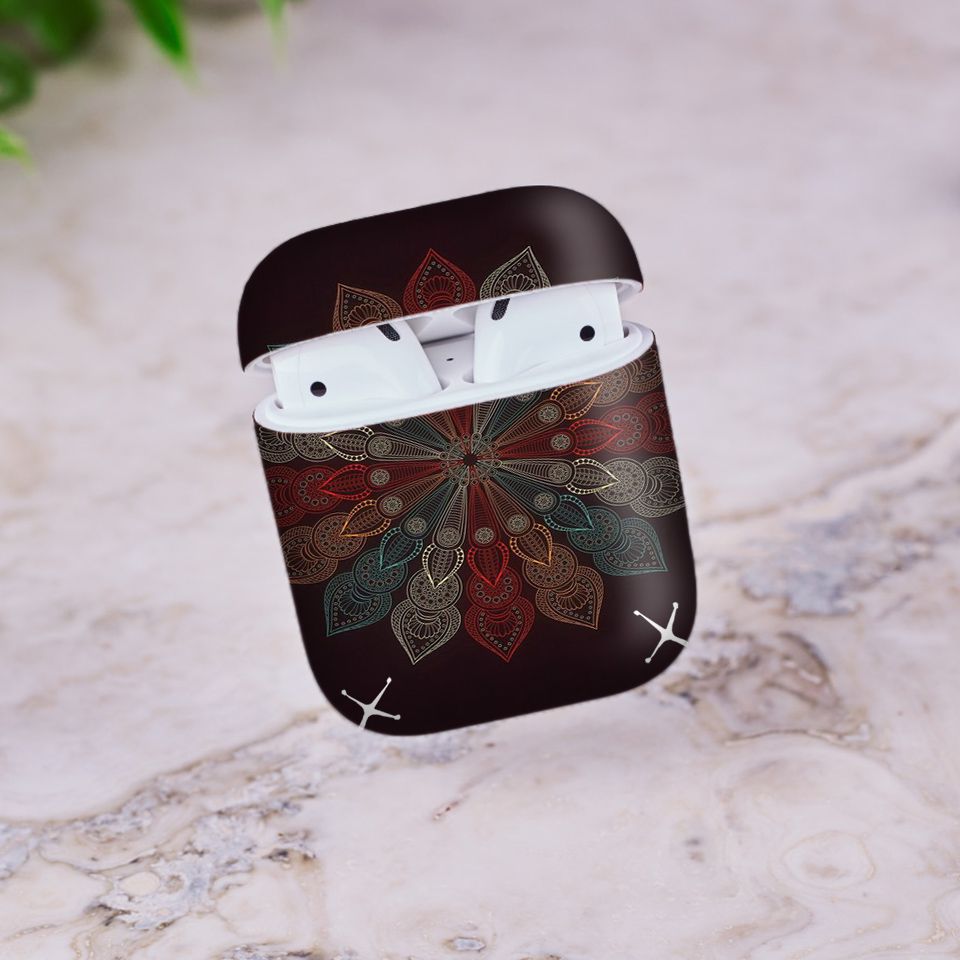 Miếng dán skin chống bẩn cho tai nghe AirPods in hình Họa tiết - HTx151 (bản không dây 1 và 2)