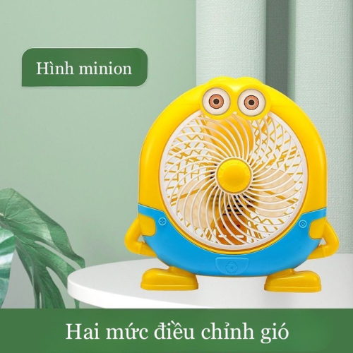 Quạt cắm điện để bàn mini hình thú 220V siêu mát tiết kiệm điện - Hàng chính hãng