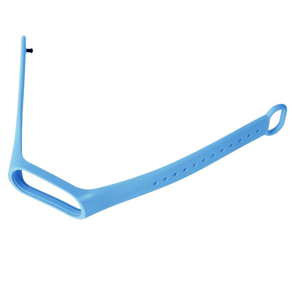 Breathable Silicone Sport Watch Band Adjustable, Replacement Accessories for Mi 3 Band Replacement