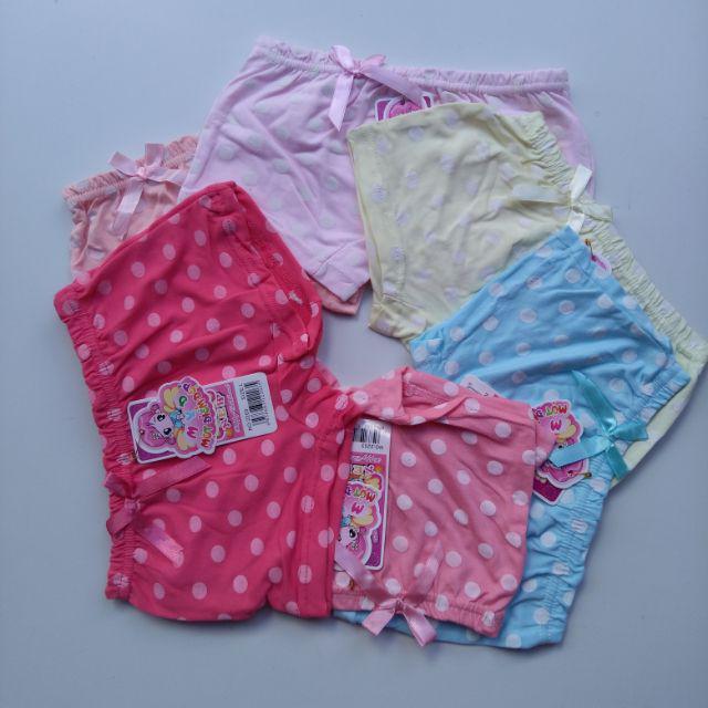 Lố 10 Quần chíp đùi cho bé mặc đầm cotton xịn