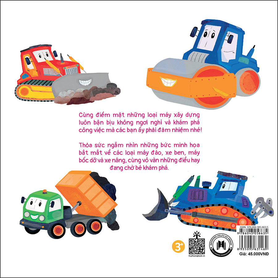 Busy Machines - Digger: Những Cỗ Máy Năng Nổ - Máy Đào Đất (Song Ngữ Anh - Việt)