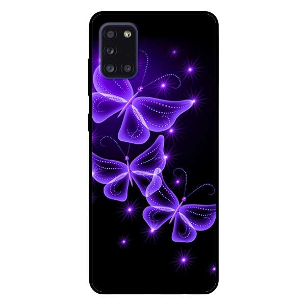 Ốp lưng dành cho Samsung A31 mẫu Bướm Tím