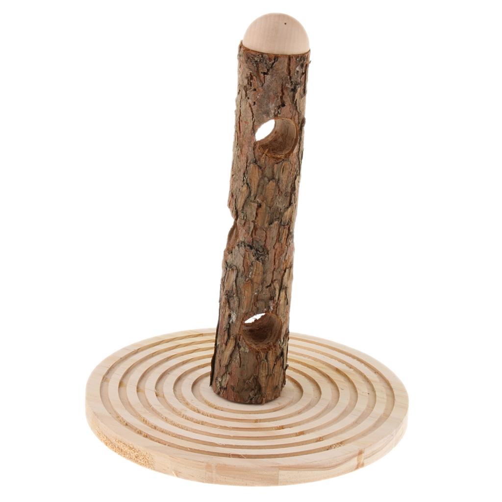 Wooden Feeder Vertical Pet Hay Rack Rabbit Chinchilla Small Animal Supplies