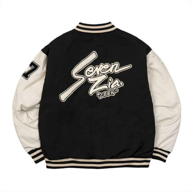 Áo khoác bomber nữ nam unisex gió jacket dù 2 lớp cúc bấm form rộng local brand ulzzang phong cách hàn quốc đep chữ S