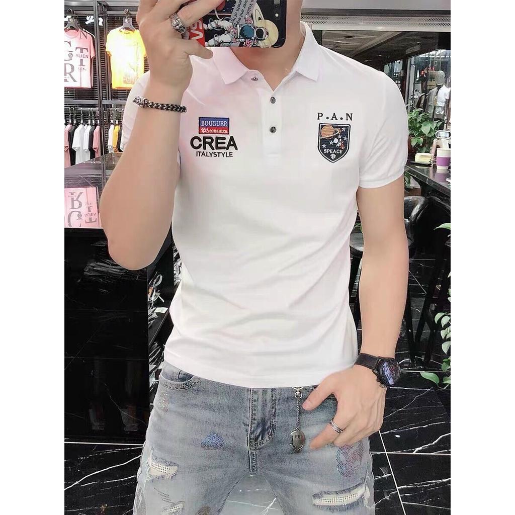 Áo thun Nam có cổ tay ngắn Hàn Quốc thời trang hot trend PAN