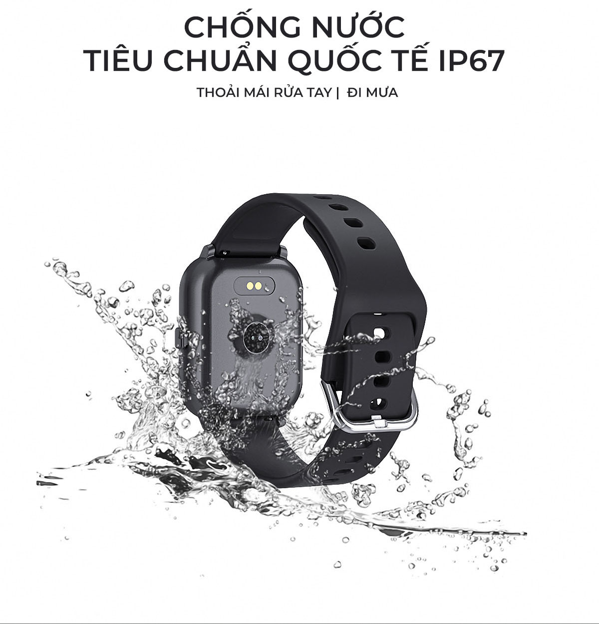 Đồng hồ thông minh chống nước cao cấp COLMI P8, Hiển thị tin nhắn, thông báo tiếng Việt, màn hình siêu nét - Hàng chính hãng