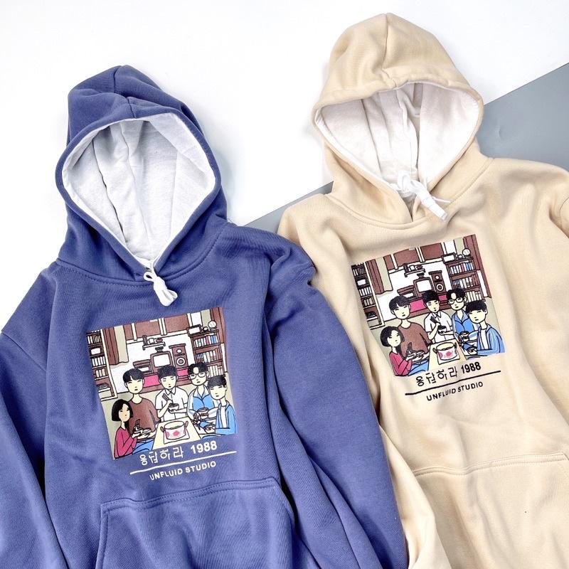 Áo hoodie nam nữ nỉ bông hàng quảng châu dày dặn HD GIA ĐÌNH 1998