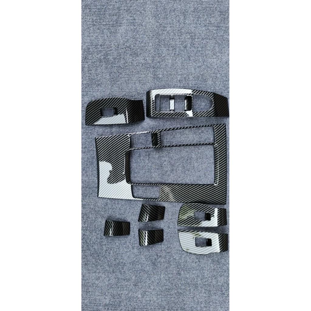 Ốp Nội Thất Dành Cho Xe Mazda 3 2020 2021 Mẫu ABS CARBON- 8 chi tiết