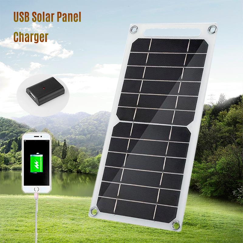 Bảng điều khiển năng lượng mặt trời di động 30W Tấm năng lượng mặt trời 5V với USB Sạc an toàn Ổn định Bộ sạc pin cho Power Bank Phone Cắm trại ngoài trời Màu sắc: 30W 300mmx145mm