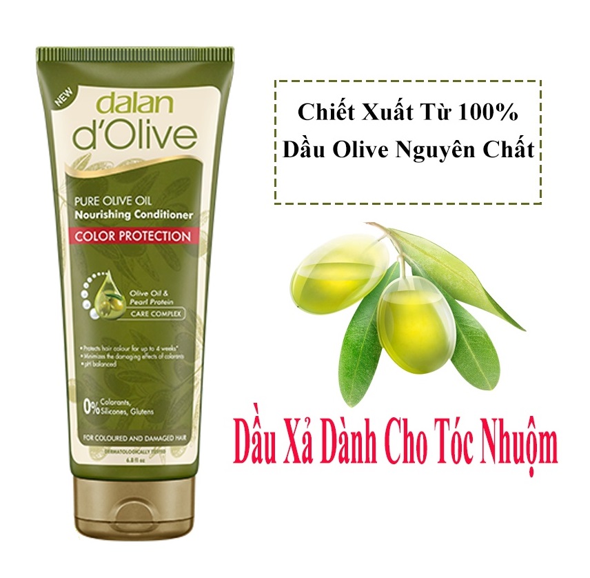 Dầu Xả Oliu Cho Tóc Nhuộm Dalan D'Olive Conditioner Nutrition Color Protection