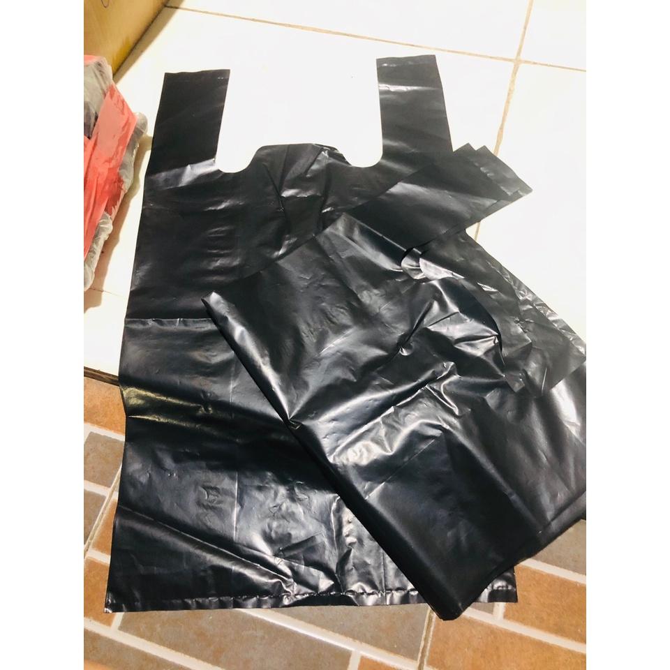 Túi nilong đen loại 3kg - 5kg - 10kg có quai dùng gói hàng, đựng rác tiện dụng-Như Trang Plaza