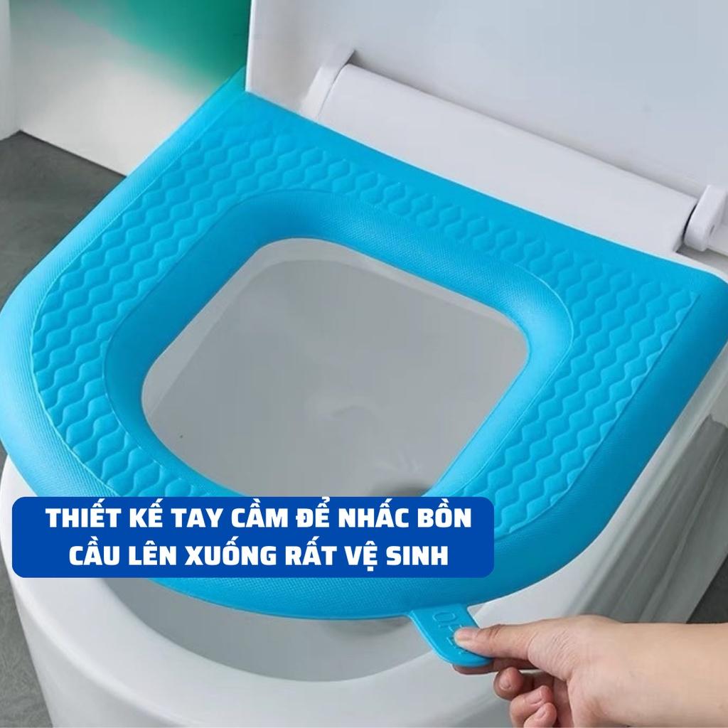 Miếng Xốp Lót Bồn Cầu Có Tay Nhấc Bồn Cầu Chống Thấm Nước Dễ Dàng Vệ Sinh Và Lắp Đặt K207