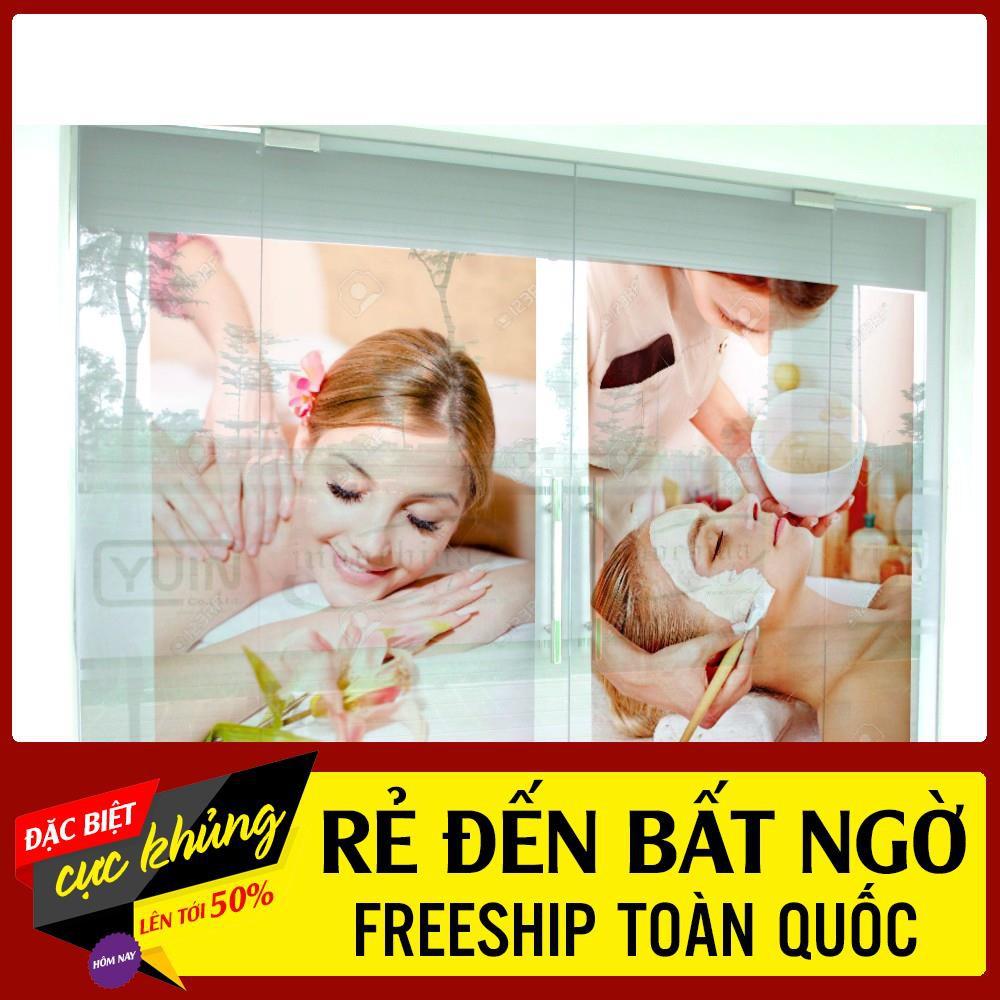 TRANH SPA DÁN CỬA KÍNH TRANG TRÍ TIỆM SPA CAO CẤP ĐẸP GIÁ RẺ ( ẢNH THẬT)