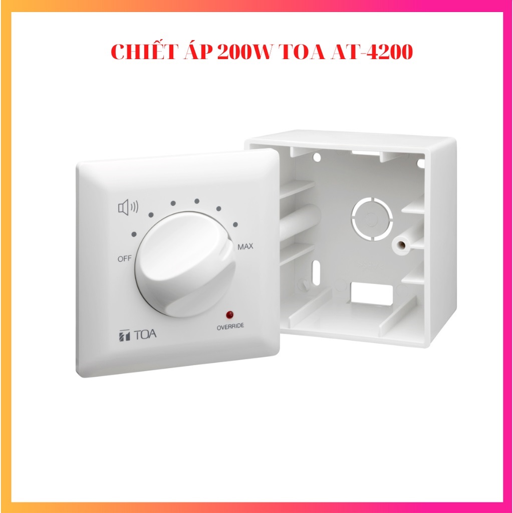 Chiết áp điều chỉnh âm lượng 200W TOA AT-4200 - Hàng Chính Hãng