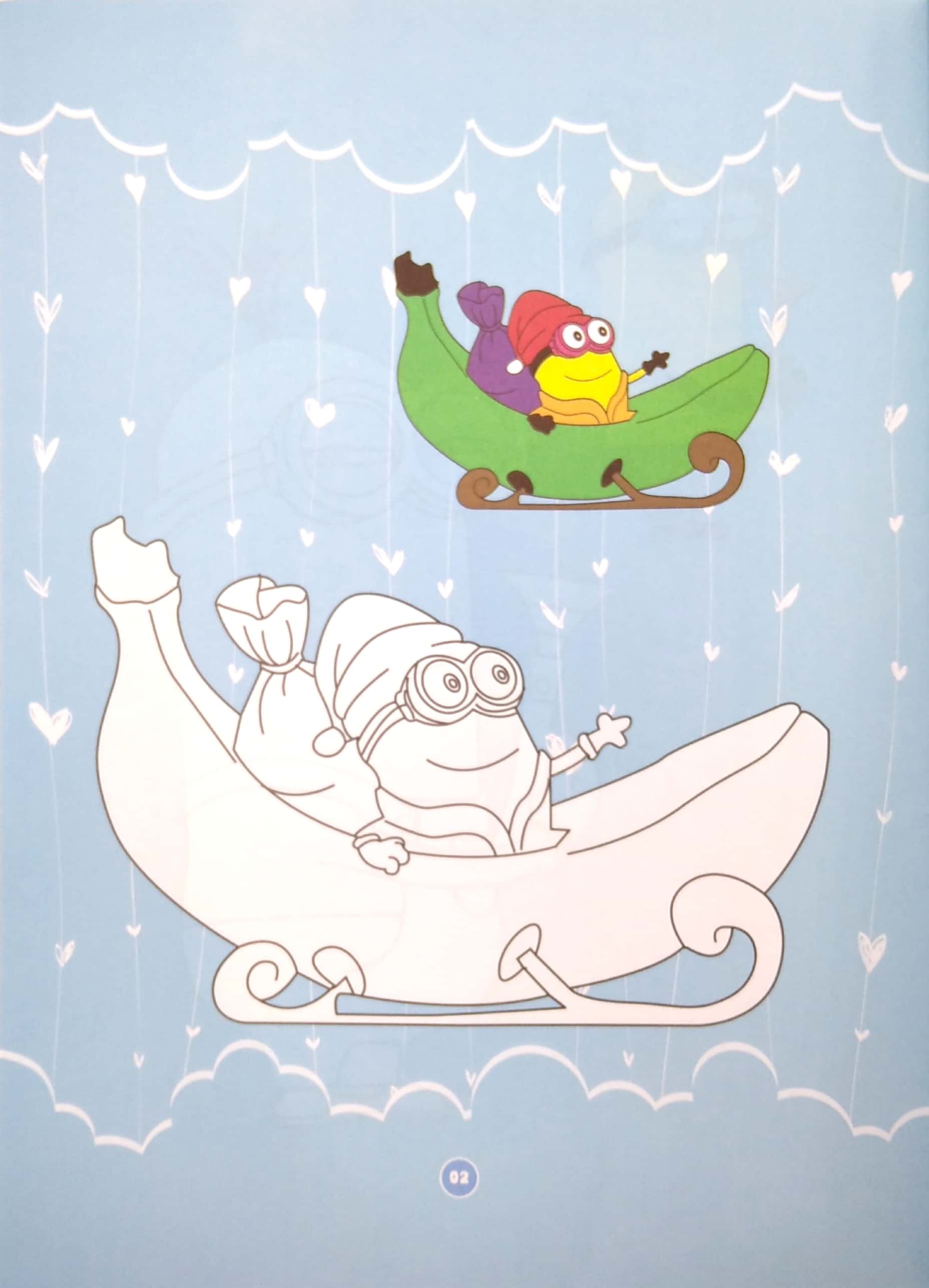 Combo Bé Tô Màu - Mùa Hè Của Minion _ABB