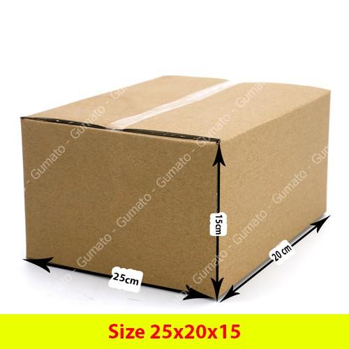 Combo 20 thùng G66 25x20x15 giấy carton gói hàng Everest