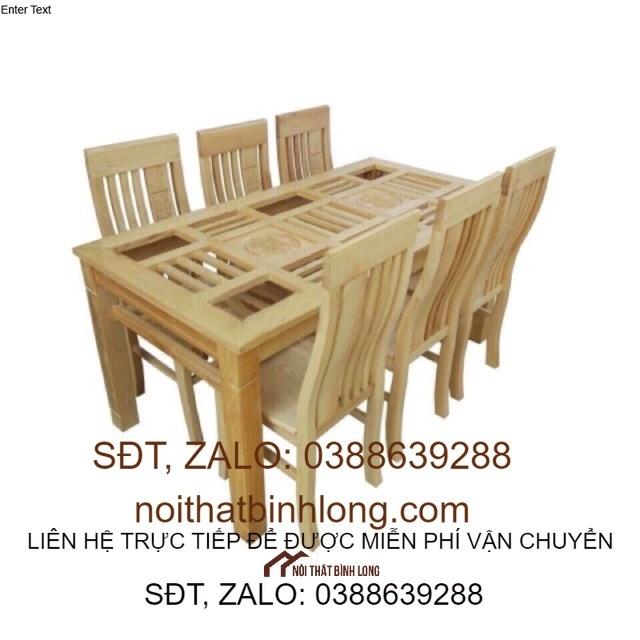 Bộ ghế ăn gỗ sồi