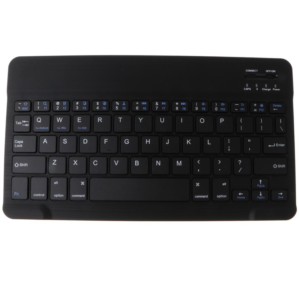 Ultra Slim Wireless Rechargable Keyboard For iOS/Android and Windows PC/Laptop/Notebook/MacBook/Samsung Galaxy Tablet/iPhone/for iPad