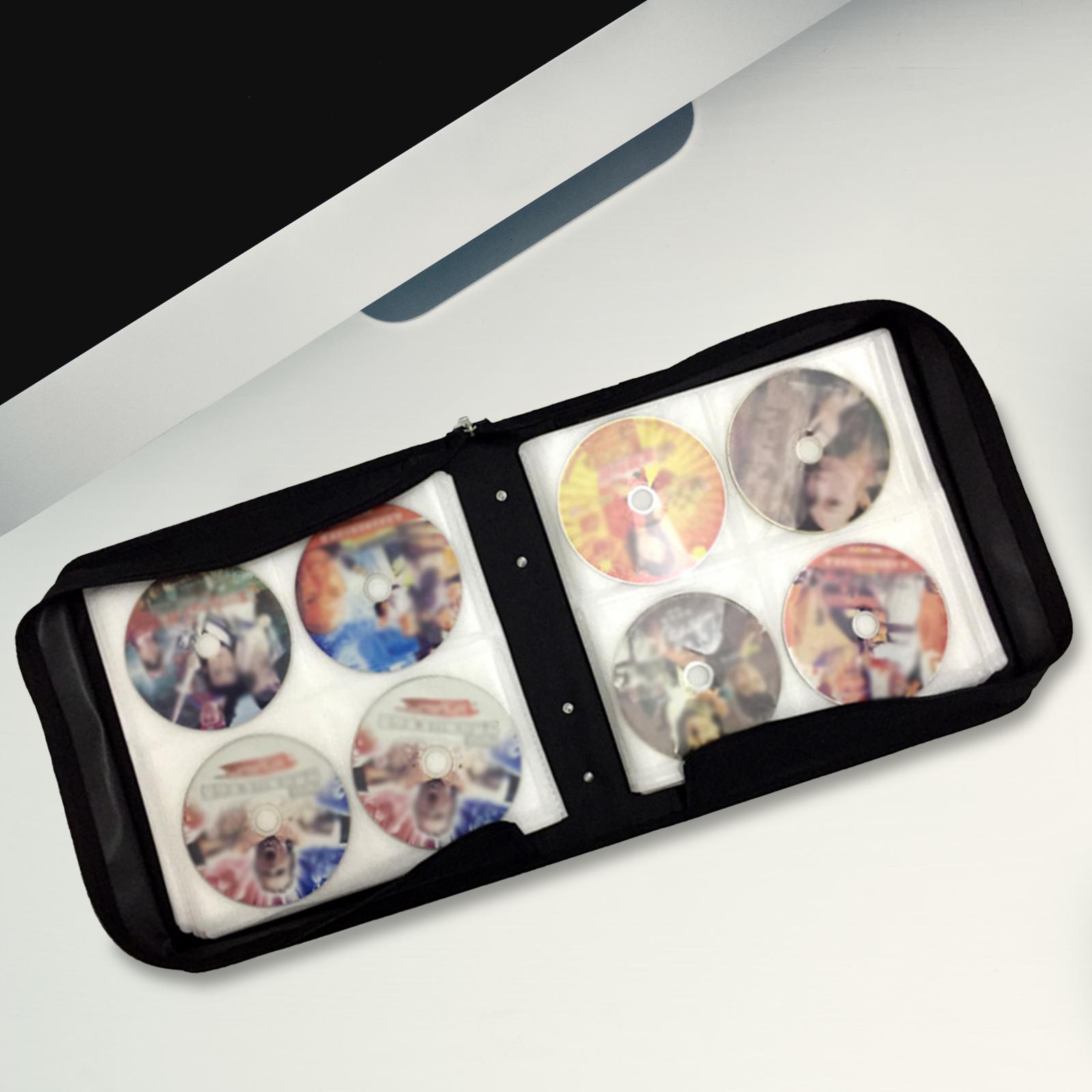 CD Case Bag Travel CD Wallet Disc Storage Bag CD Portable Bag for Car Office