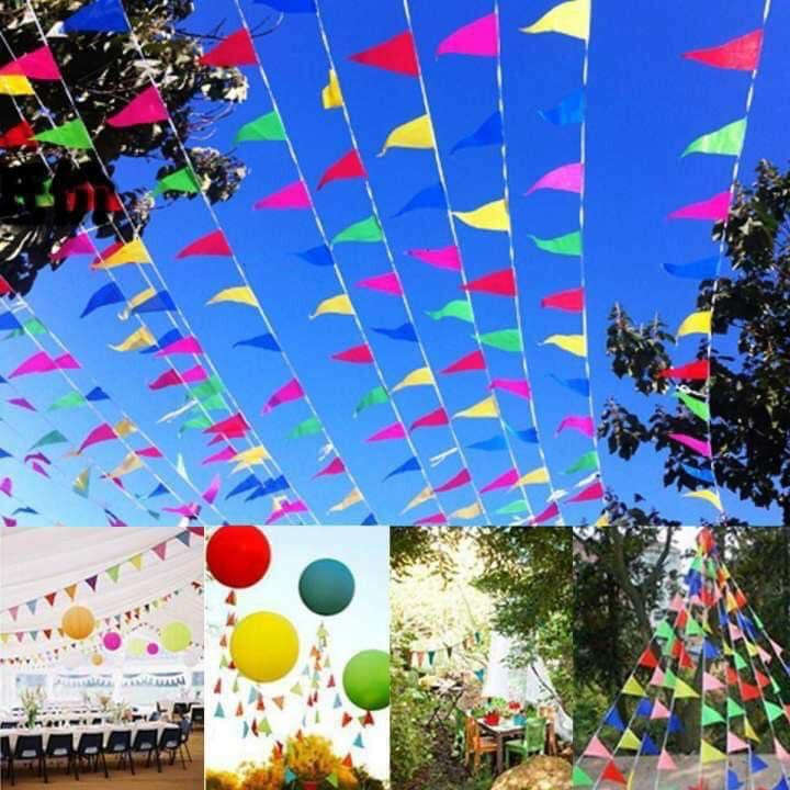DÂY 10M CỜ ĐUÔI NHEO TRANG TRÍ TẾT