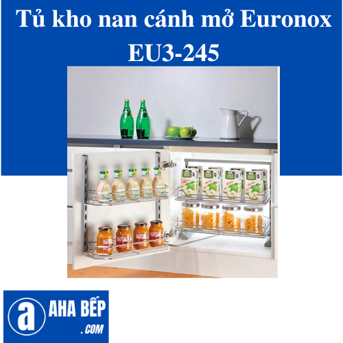 TỦ KHO NAN CÁNH MỞ - 2 TẦNG EURONOX EU3-245. Hàng Chính Hãng