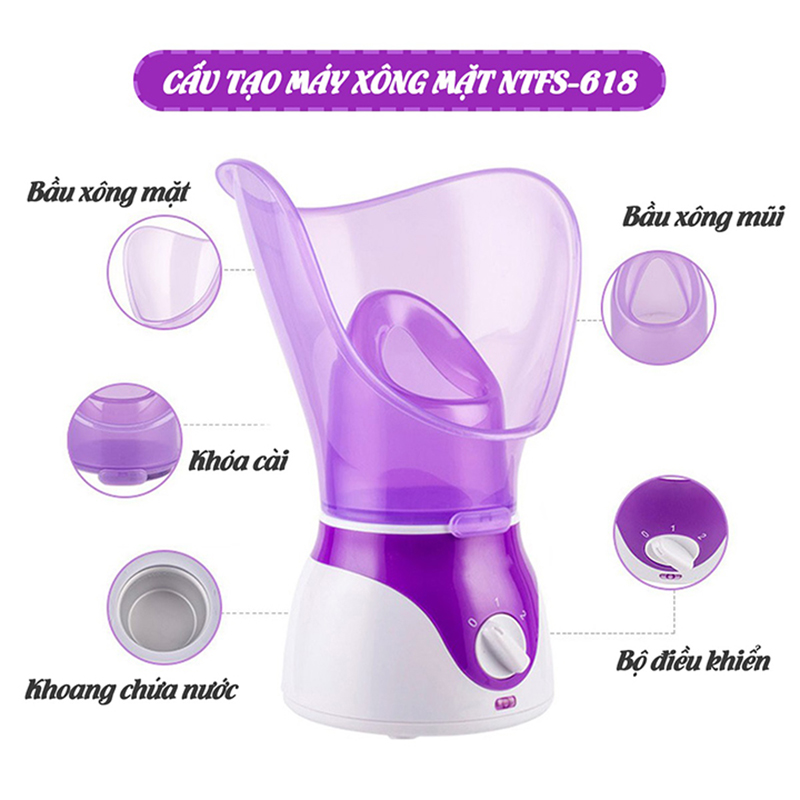 Máy Xông Hơi Chăm Sóc Da Mặt-Xông Mũi Họng Phục Hồi Sức Khỏe