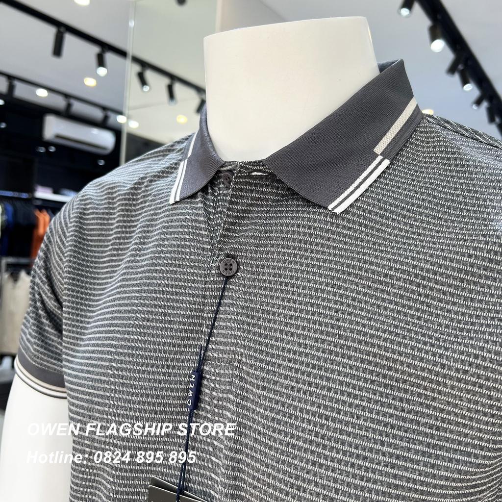 Áo Polo nam Owen chất Cotton thấm hút mồ hôi thoáng mát Mã APT231215