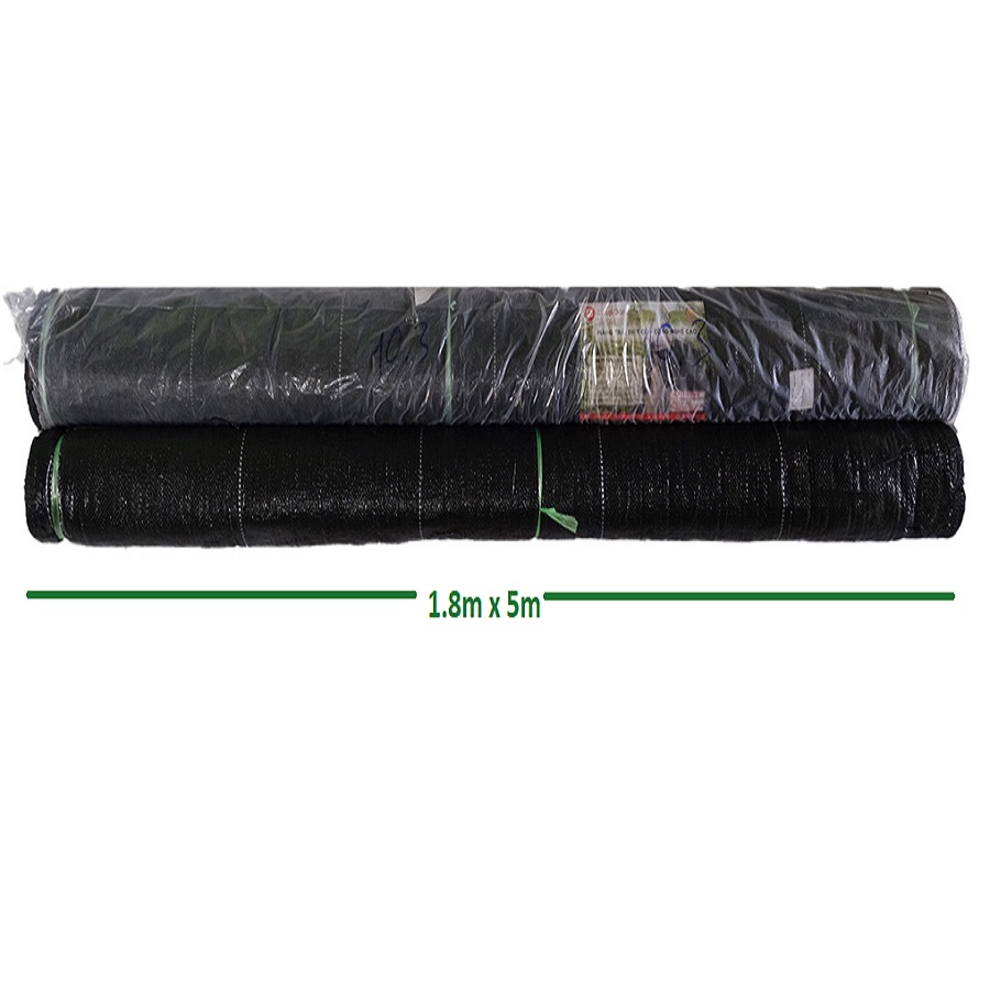 Lưới Chống Cỏ HDPE Dạng Bạt Trải Diệt Cỏ Dại khổ 1.8m x 5m