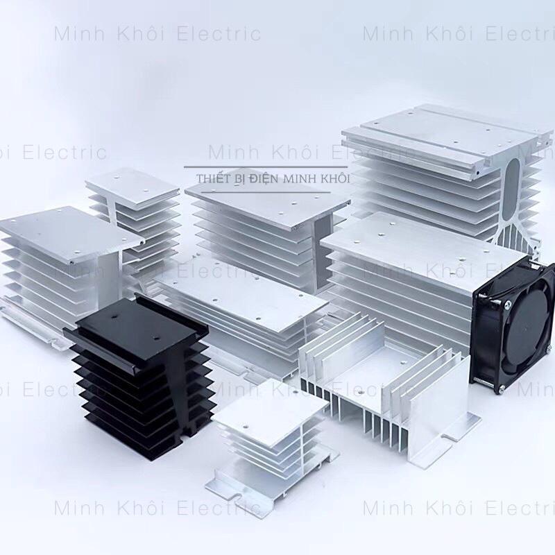 Đế nhôm tản nhiệt SSR rơ le bán dẫn solid, đế tản nhiệt nhôm relay rắn solid ssr đủ kích thước,relay bán dẫn