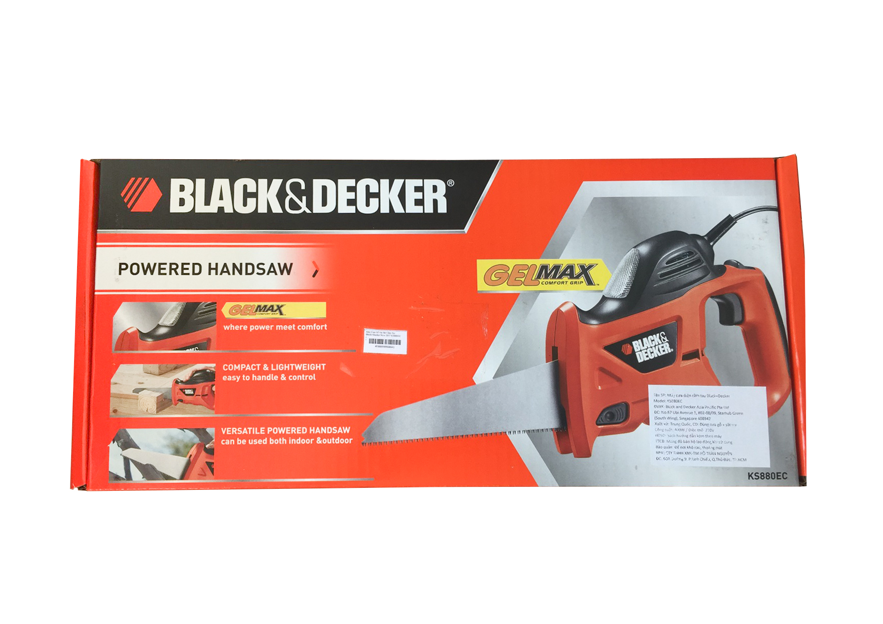 Máy cưa cầm tay 400W Black &amp; Decker KS880EC-KR