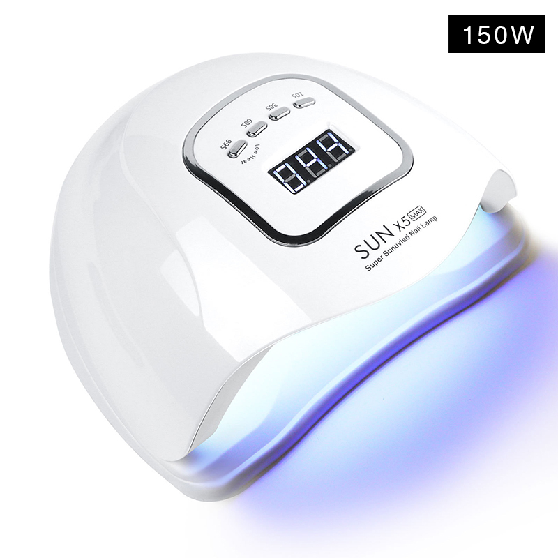 Máy Hơ Sấy Khô Móng Tay Chân Làm Khô Gel Sơn Nhanh Chóng Sun 5X Max Công Suất 180W 36 Bóng Đèn Led