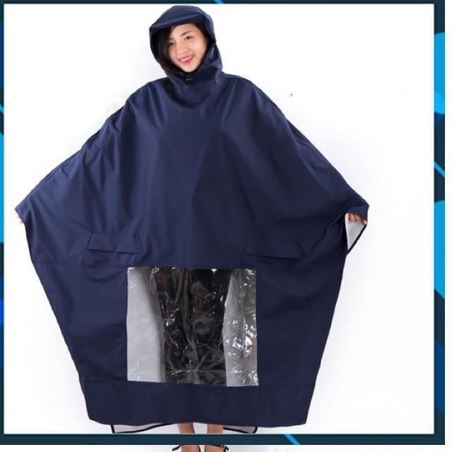 Áo mưa cánh dơi vải dù siêu dai loại trơn