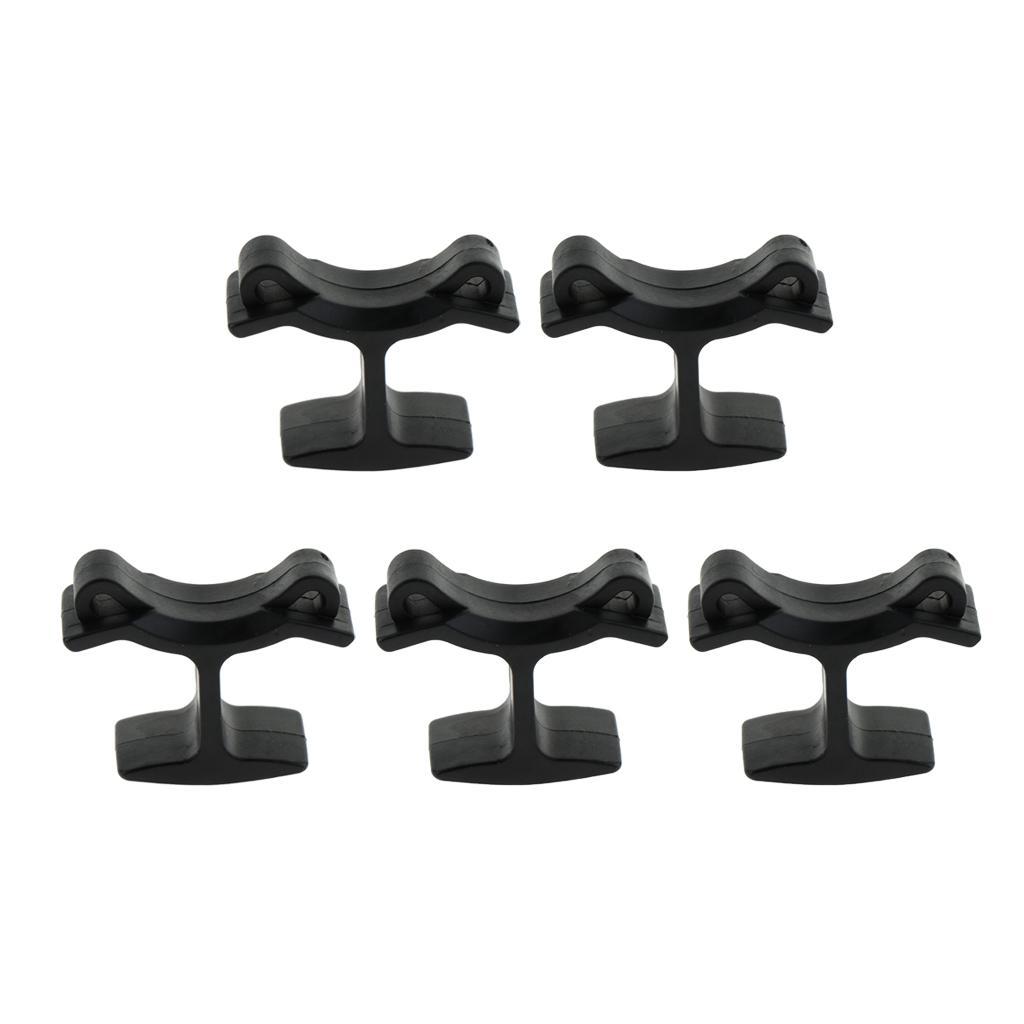 5 Pieces / Pack Referee Whistle Finger Grip Black