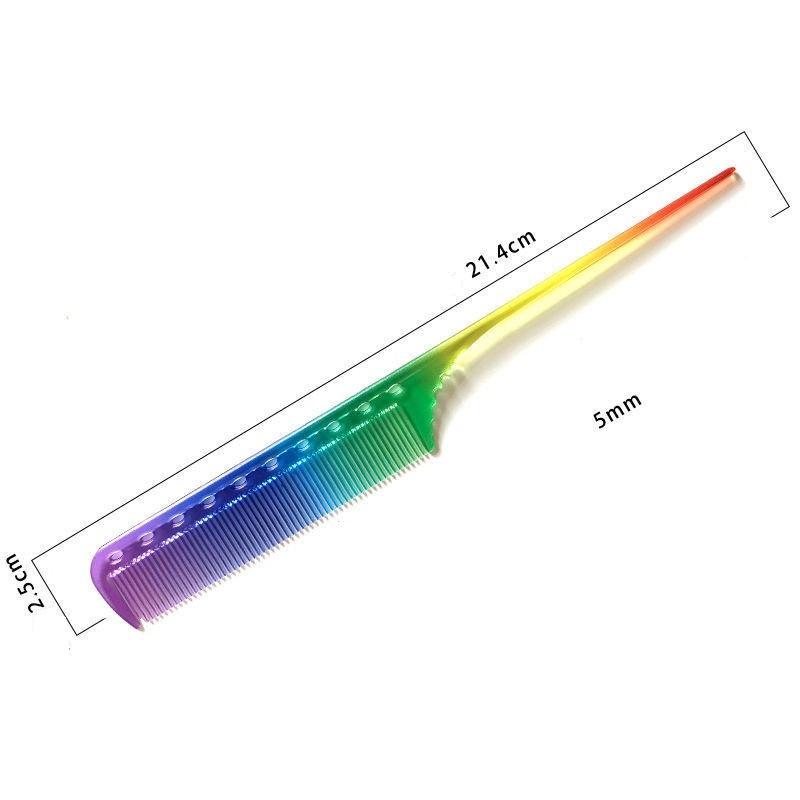 Lược Chia Tóc Chuôi Nhọn, Đuôi Chuột 7 Màu Đẹp