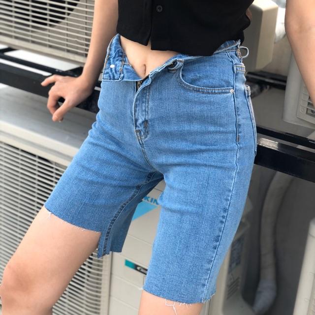 Quần short lai cắt cá tính thương hiệu Rocky Denim