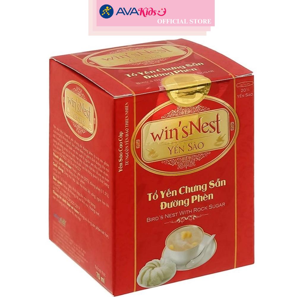 Combo 2 hũ nước yến sào đường phèn Win'sNest 70 ml (từ 1 tuổi)