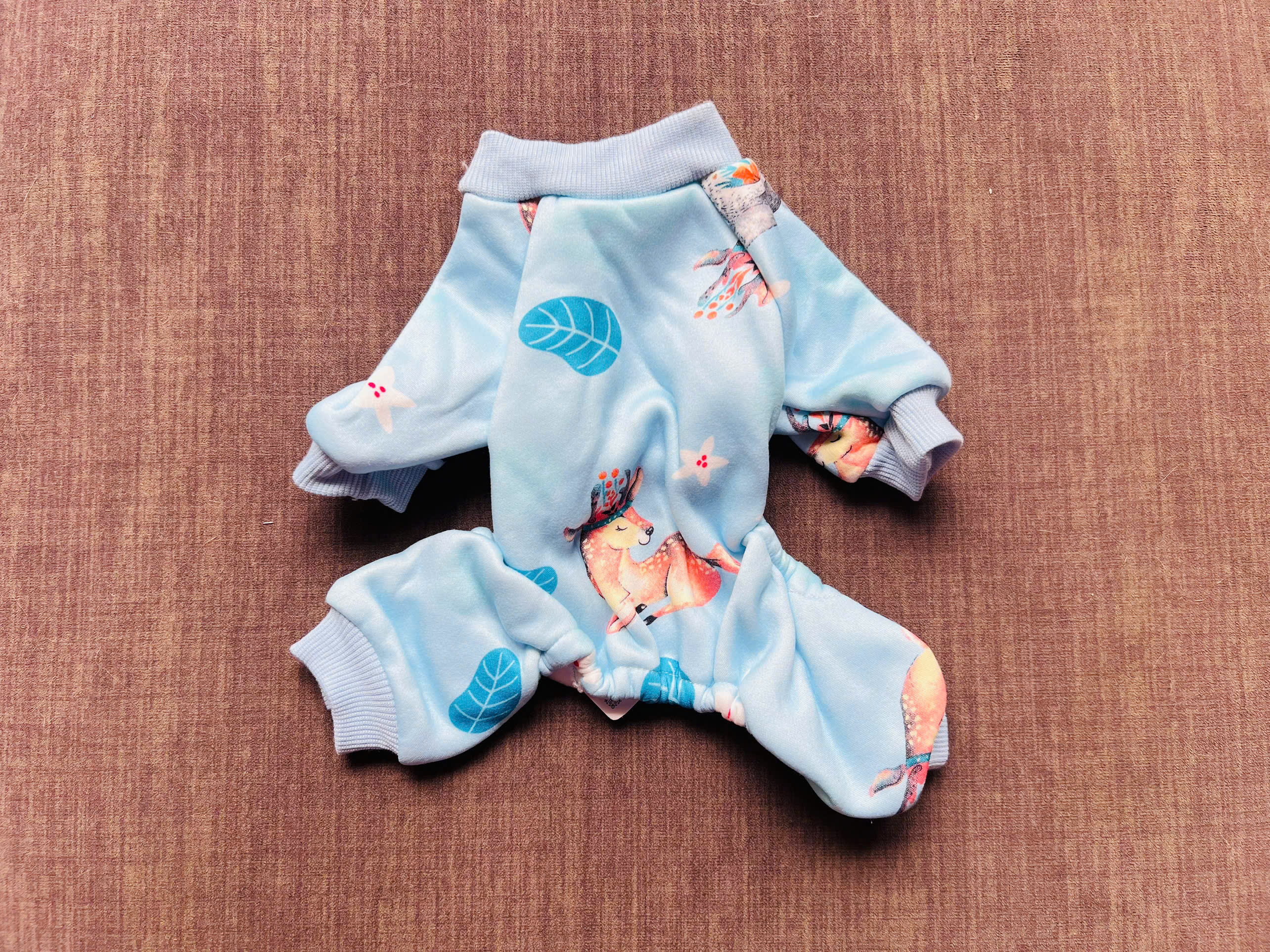 ÁO THUN NỈ HOẠ TIẾT NAI CUTE TỪ 1-4.5KG DÀNH CHO THÚ CƯNG CHÓ MÈO