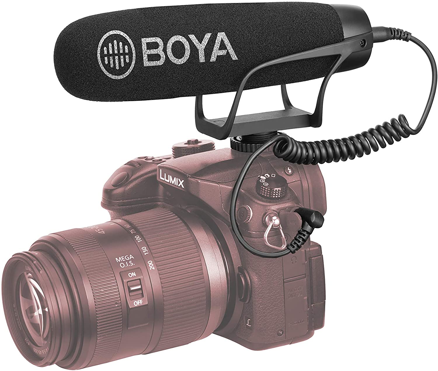 BOYA BY-BM2021, Micro Thu Âm Định Hướng Cổng 3.5mm Dùng Cho Điện Thoại &amp; Máy Ảnh DSLR - Hàng Chính Hãng