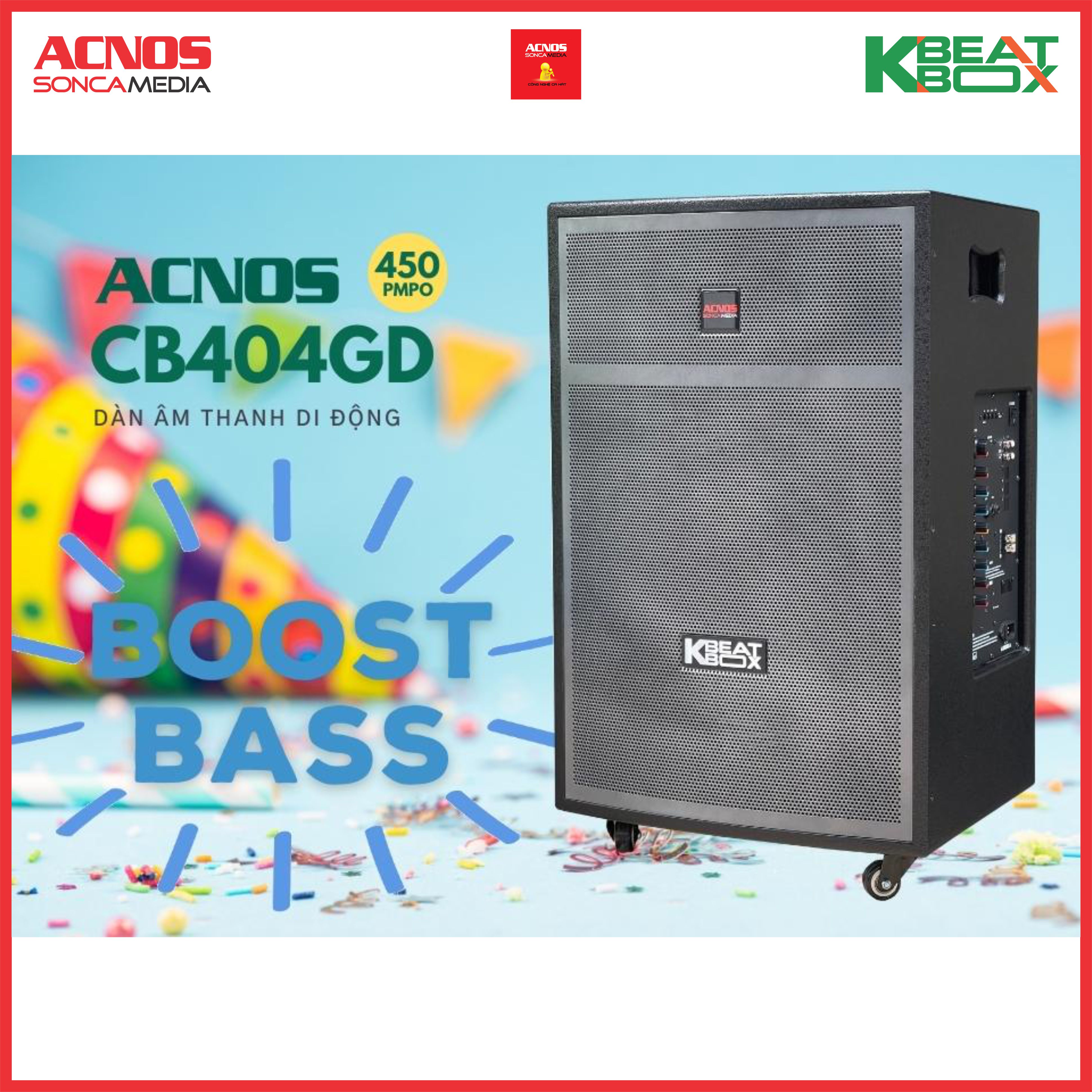 Dàn âm thanh di động ACNOS CB404GD