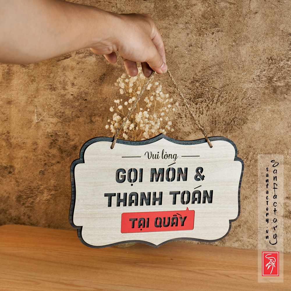 Gọi món và thanh toán tại quầy