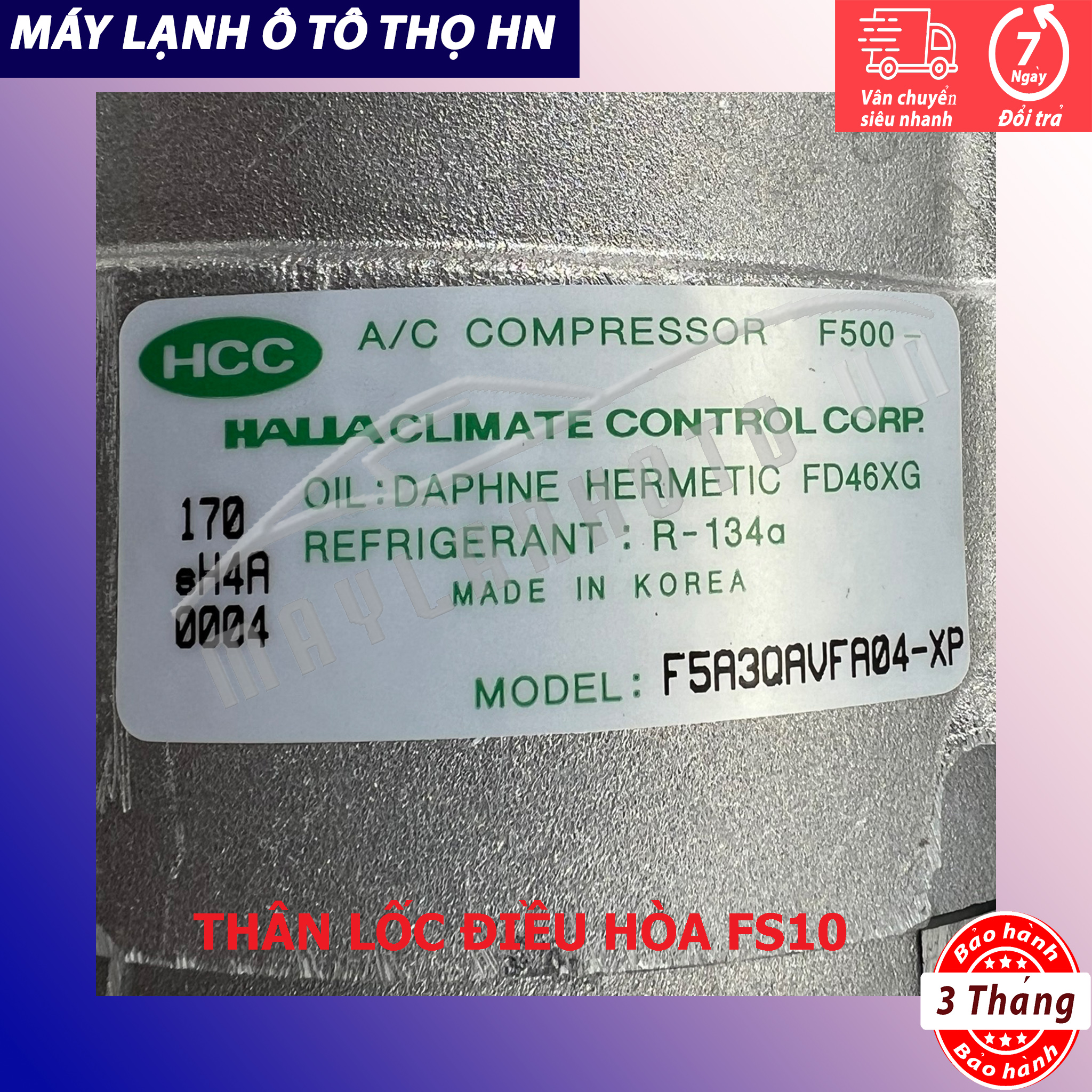 Thân Lốc điều hòa FS10 hàng xịn Hàn Quốc