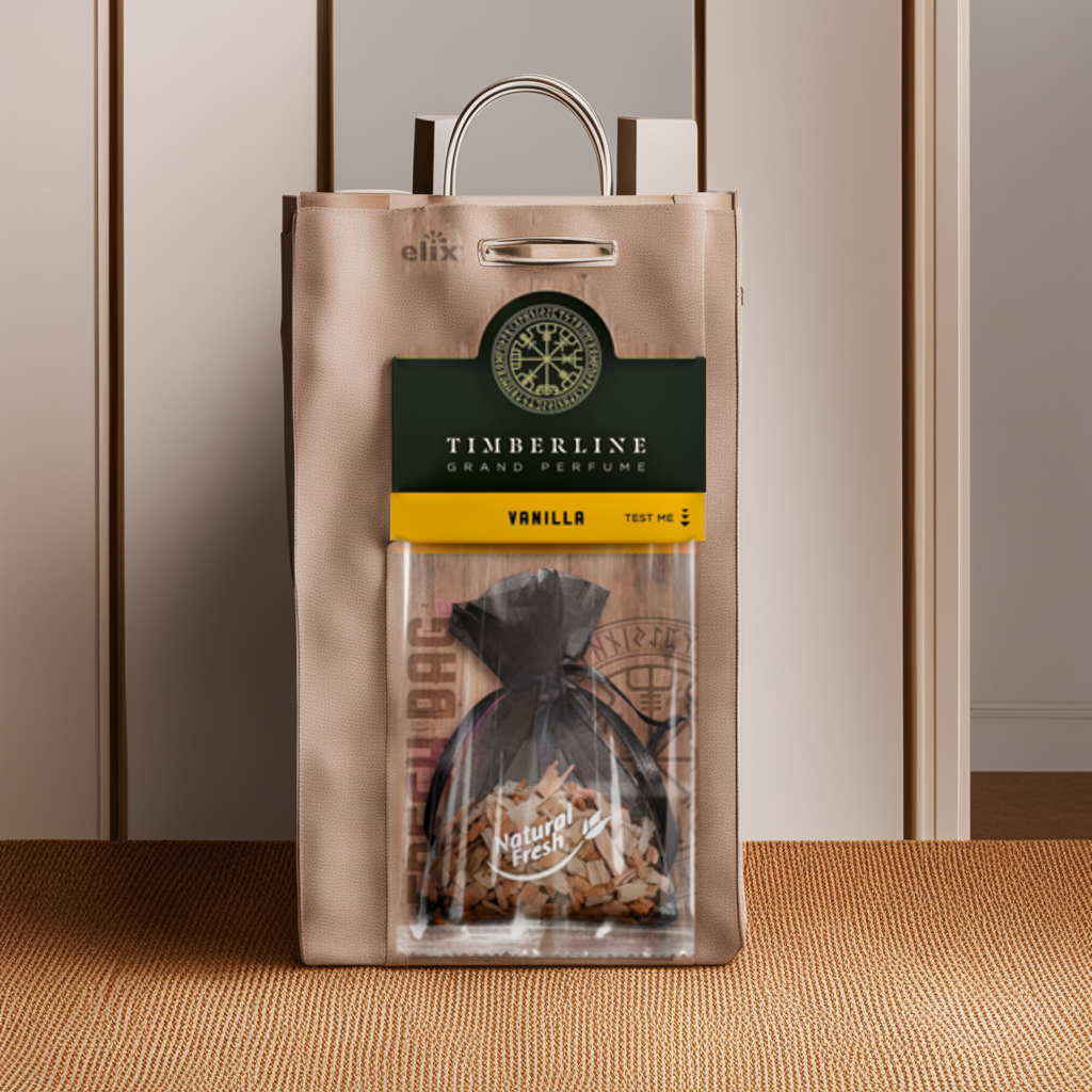 Túi thơm để Taplo Ô tô Elix Timberline với hương Vanilla (ngọt ngào)