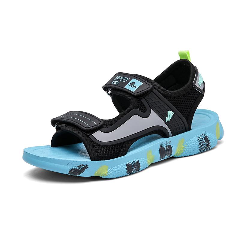 2023 Bán Giày Sandal Trẻ Em Đi Biển Mùa Hè Nước Thời Trang Giày Trẻ Em Nhẹ Chống Trơn Trượt Đế Mềm Thoải Mái Giày Cho Bé Color: golden Shoe Size: 34