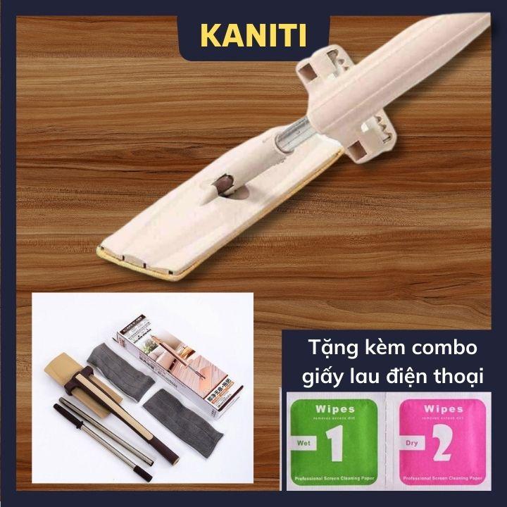 Cây Lau Nhà Tự Vắt Thông Minh Xoay 360 độ, Chổi Lau Sạch Mọi Ngóc Ngách Trong Nhà Đa Năng Tiện Dụng - V62