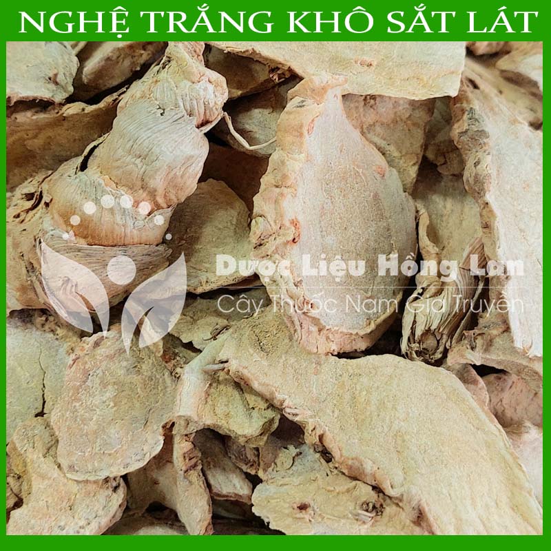 Hình ảnh Củ Nghệ Trắng khô sắt lát 500gram