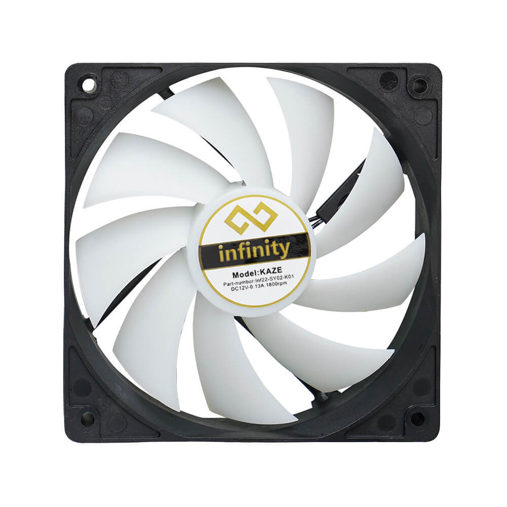 Hình ảnh QUẠT TẢN NHIỆT Infinity Kaze 12CM 1800 rpm No Led Fan Case_ HÀNG CHÍNH HÃNG