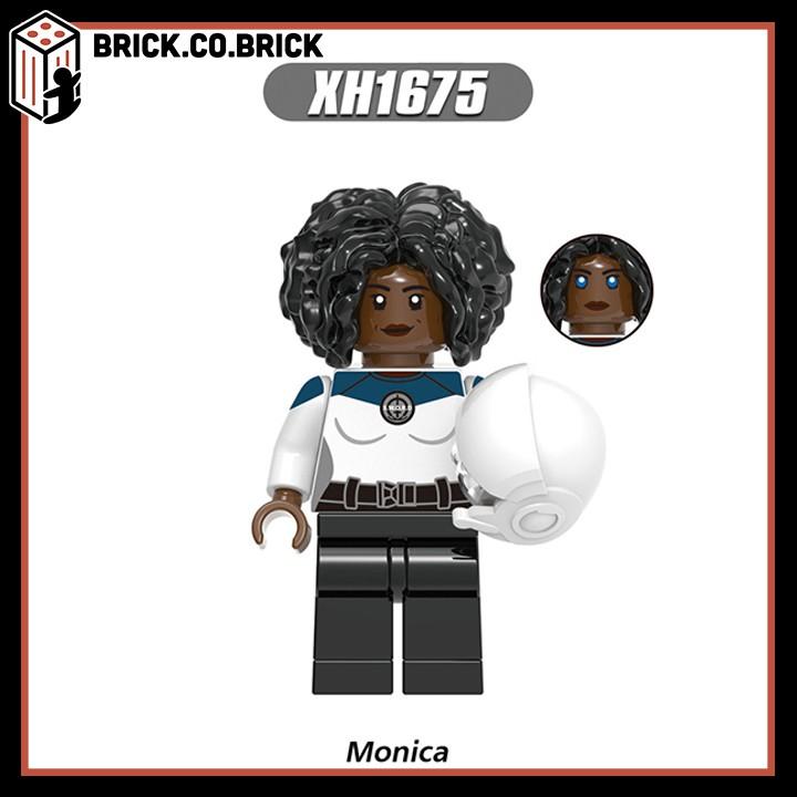 Mô hình Đồ chơi Phim Wandavision Super Hero Siêu anh hùng MCU Vision Quicksilver Spectrum Agatha minifig X0309