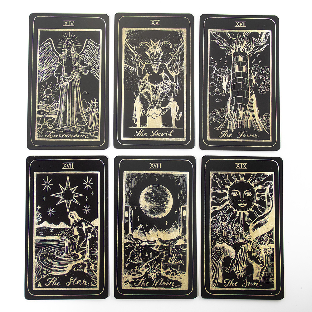 [Mạ Cạnh Size Gốc] Bộ Bài Luna Somnia Tarot 78 Lá Bài 7x12 Cm Hộp Cứng Cao Cấp Kèm Hướng Dẫn