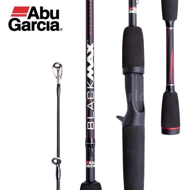 Cần câu cá lure ABU BLACKMAX dài 2m4 chính hãng có cả máy ngang và máy đứng y hình giá rẻ cần cực khoẻ