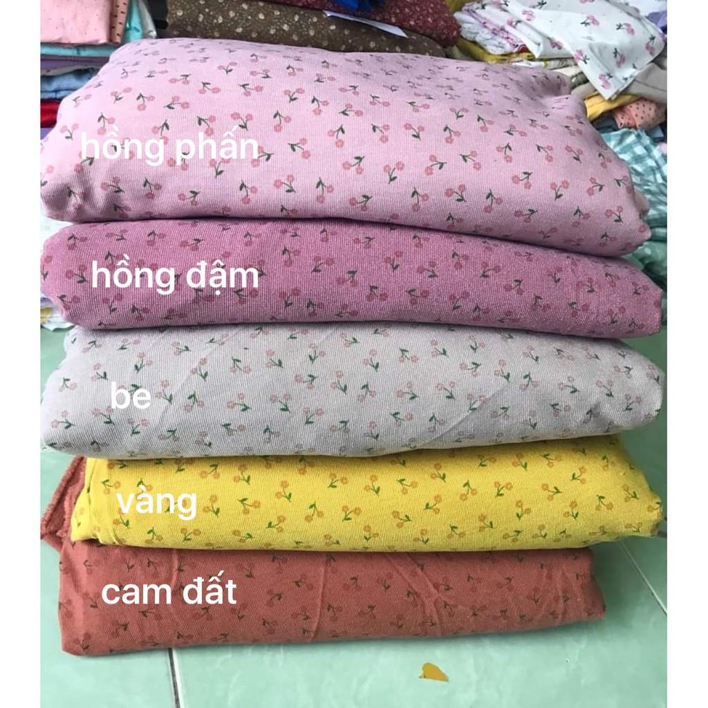 Vải nhung tăm chun mềm và co dãn quả chery